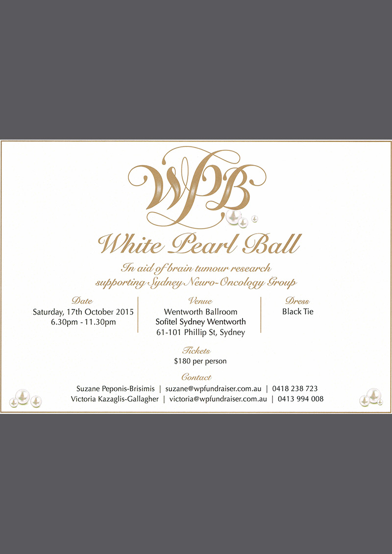 White Pearl Ball 2015 Invite