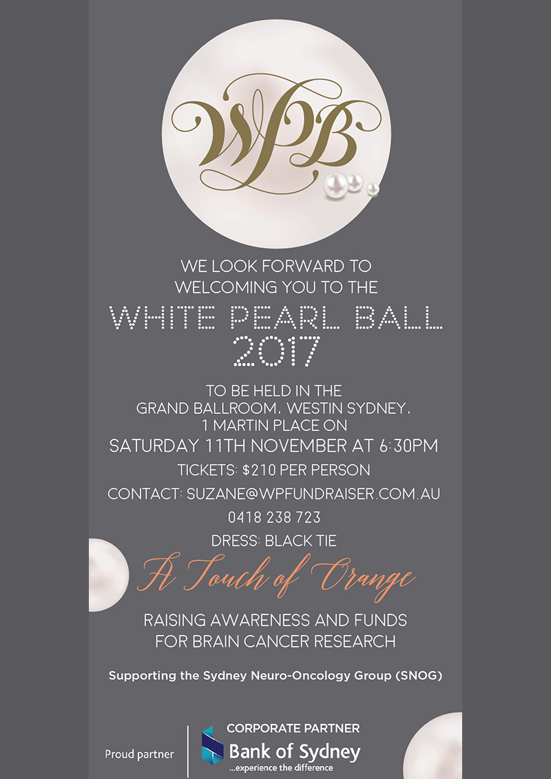 White Pearl Ball 2017 Invite