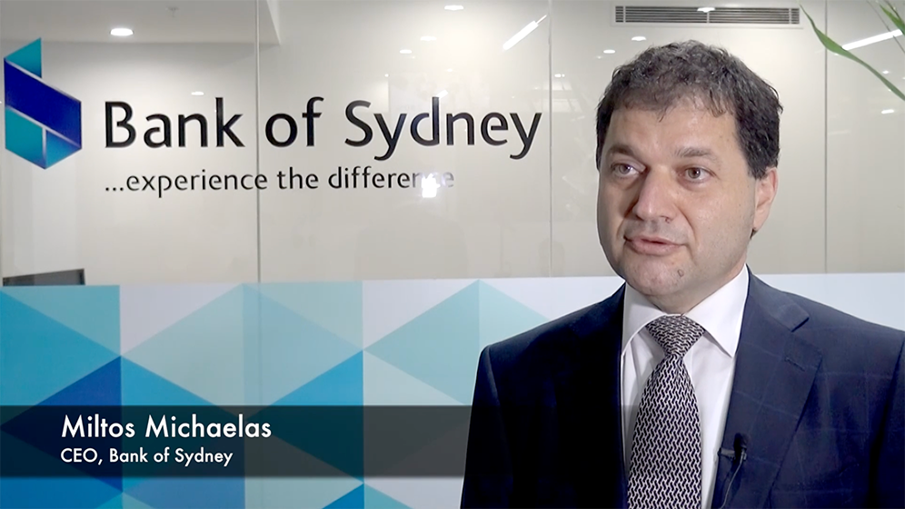 Miltos Michaelas, CEO Bank of Sydney <br>(2017)